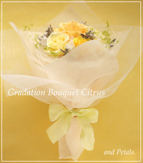 B024 Gradation Bouquet Citrus