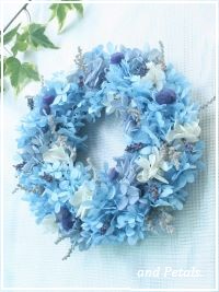 W080 Sky Blue Wreath